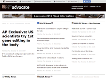 Tablet Screenshot of 2theadvocate.net